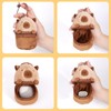 elephtree Creative Capybara Plush Doll Coin Wallet Purse Charms Portable