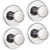 ZESLMG Chrome Suction Cup Hooks for Glass Window, Shower Hook