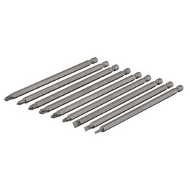 Silverline SB08 Extra-Long Power Bit Set 9pce 150 mm