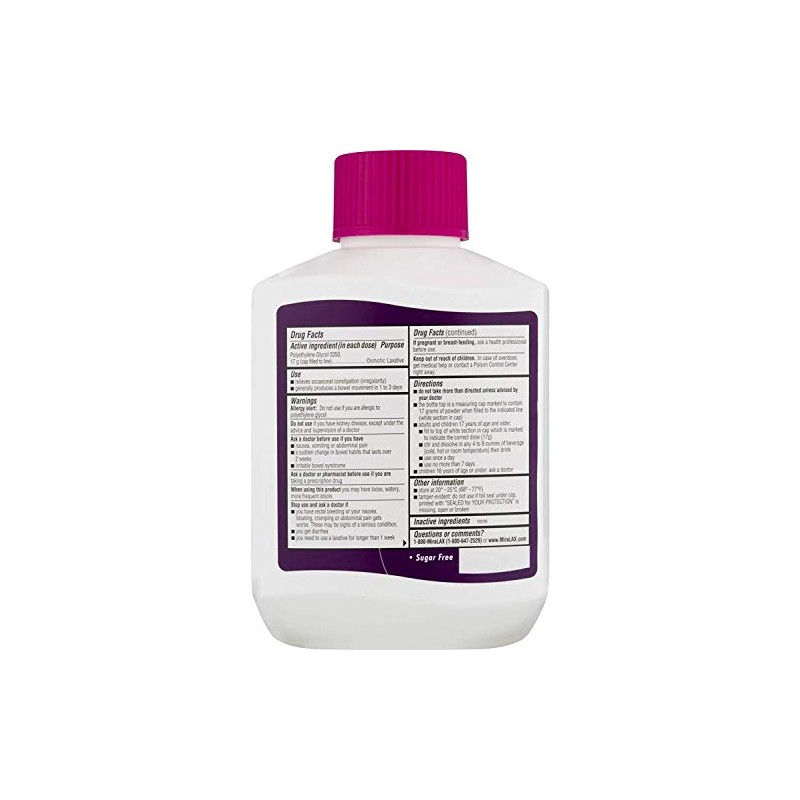 MiraLAX Powder Laxative, 34 Doses, 20.4 Ounce