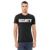 Promotion & Beyond Security Guard Event Staff Double-Sided Unisex T-Shirt