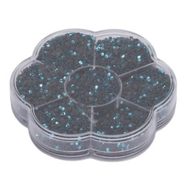 Rhinestones Hard Shiny DIY Glass Decorative Nail Round Stones for Jewelry Bags CraftsS601 Lake Blue