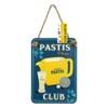 Pastis Boccia Club Blechschild Vintage Deko 20 x 14 cm