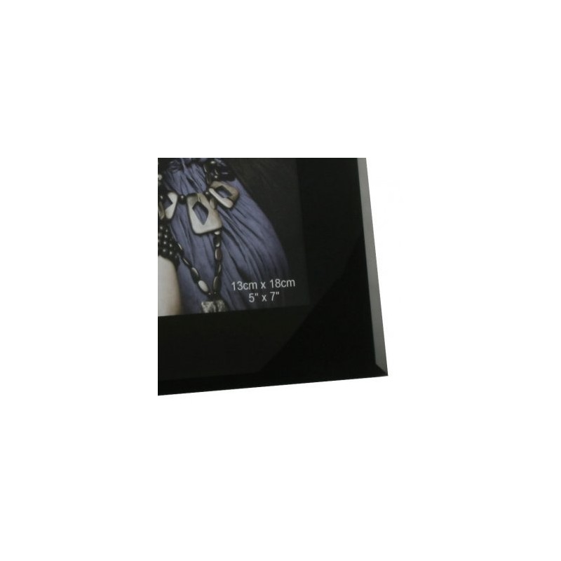 Black Glass 4" x 6" Photo Frame