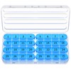Zoksi Monthly Pill Organizer 1 Times a Day, 30 Day