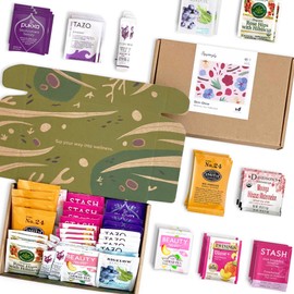 Skin Glow Wellness Tea Collection. 40 Tea Bags. 10 Flavors Tea Assortment. Best Skincare Tea Gifts for Women