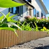 Worth Pre-Rusted Wide-Corrugated Garden Edging, 8" x20Ft Sturdy Steel Lawn