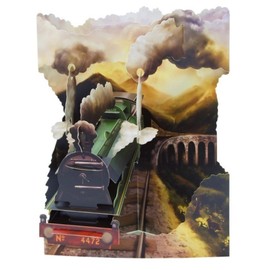SANTORO 3D Swing Greeting Card, Train