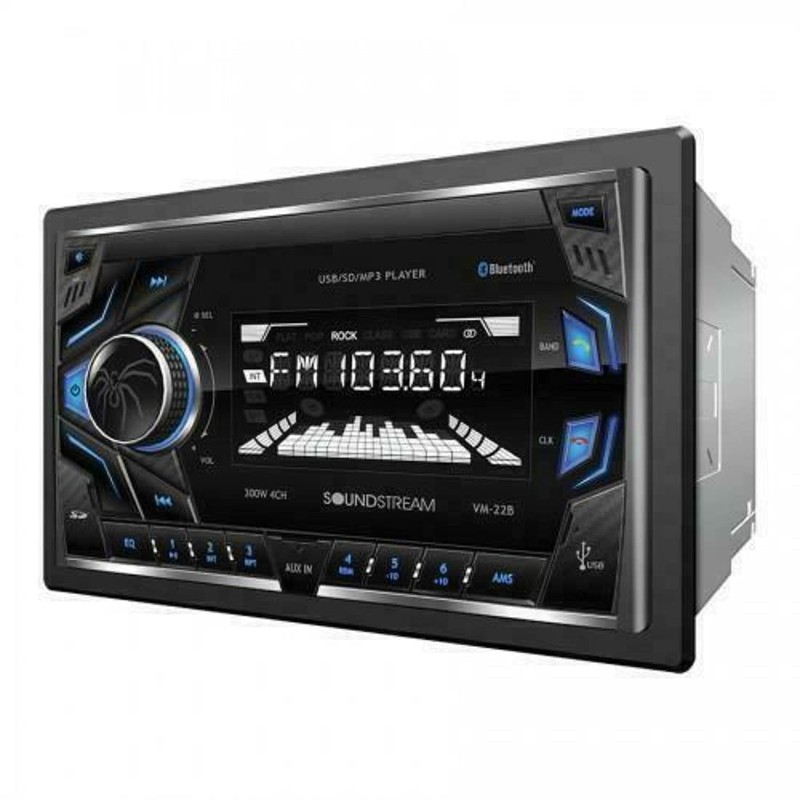 Soundstream WM-22B Single DIN Digital Media Receiver with 32GB SD/USB