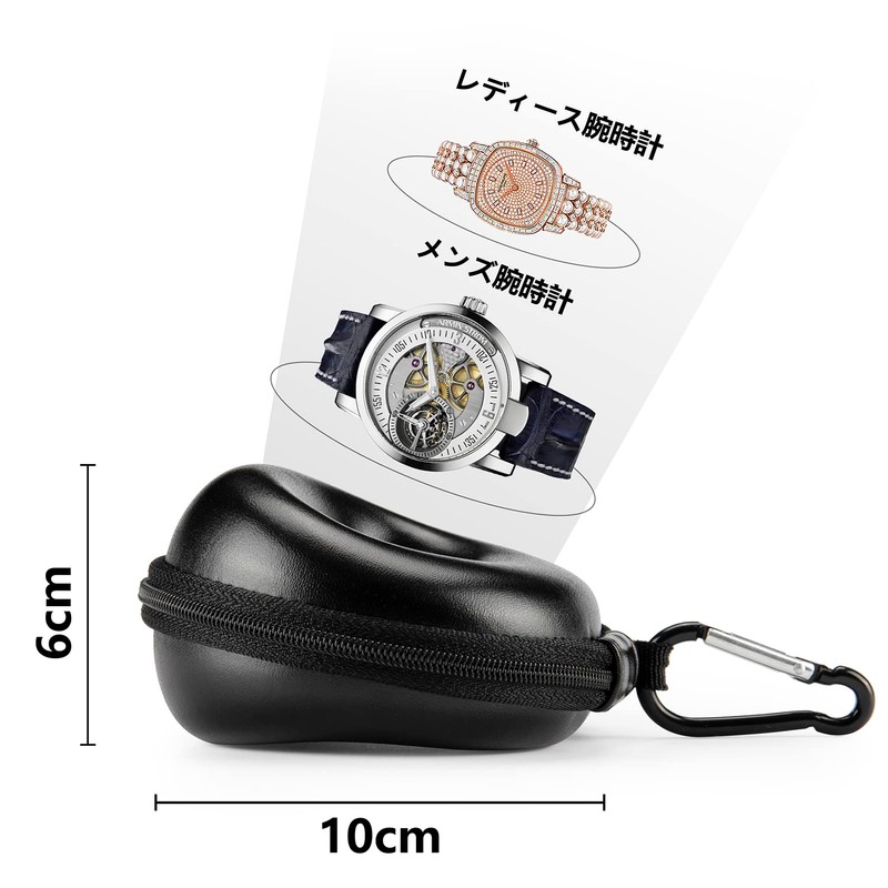 HELMDY Watch Storage Case, For Smart Watches, Travel, Business Trips,