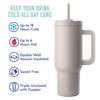 go! 40oz Stainless Steel Handle Tumbler with Triple Insulation &