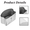 2 Pack Handrail Cap, Stainless Steel Horseshoe Shaped Handrail End