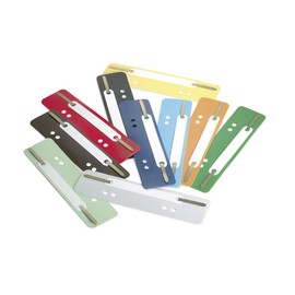 Durable Flexi Filing Strip Fastener 34 x 150 mm | Fastening Strips | Assorted Colours | Perfect for Organising and Storing Documents, 250 Count (Pack of 1)