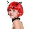 WIG ME UP 91574-ZA13 Women's Ladybug Bob Wig in Red