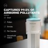 Raycon Portable Air Purifier, H13 Replaceable Hepa Filter, Adjustable Speeds,