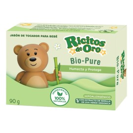 Ricitos Oro Jabón Corporal Barra Bio Pure 90gr