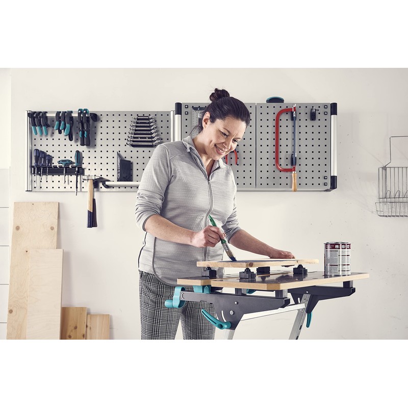 wolfcraft 4 clamping jaws with rest pins for painting I