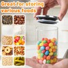 Kimqi 8.5oz Glass Jars Set of 4, 250ml Small Round