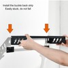 Kitchen Wall Mounted Tableware Holder Drain No Punching Drainage Flatware