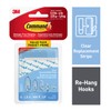 Command Replacement Strips, Clear, 8 Small 4 Medium 4 Large