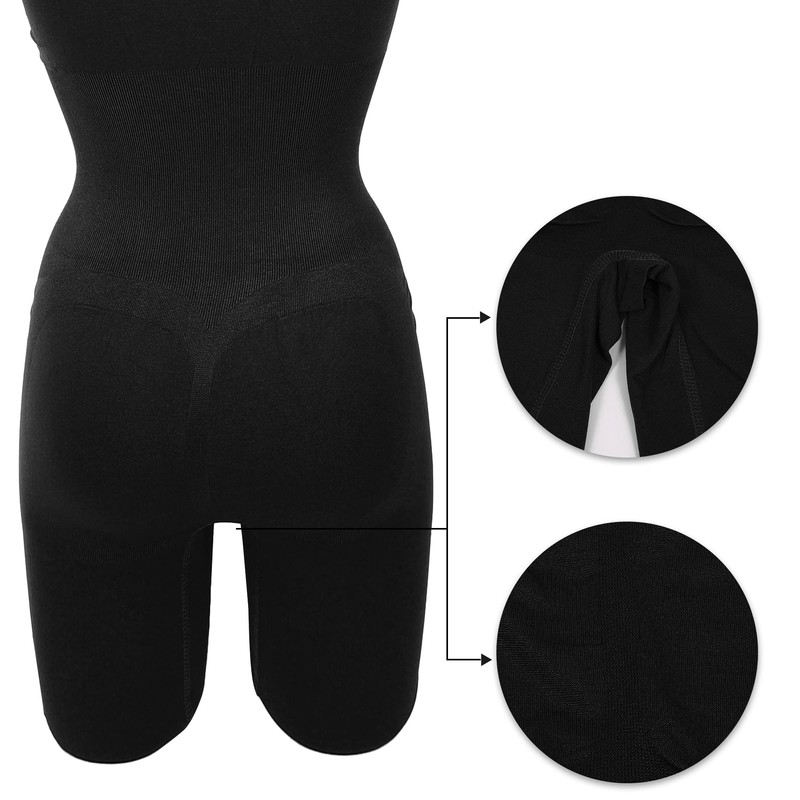 VOCOSTE Women's Shapewear Full Bust Body Shaper Briefs Bodysuit Bat,