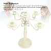 European Style Candelabra 5 Arms Iron Elegant Candle Stick Candelabra