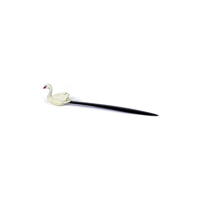 LX Hand Painted White Swan Bird Letter Opener