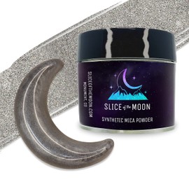 Gray Mica Powder | Skin Safe, Fine Pigment Powder for Epoxy Resin, Body Butter, Lip Gloss, Candle Color Dye, Soap Colorant & Slime Pigment Dust — 0.42oz (12g)