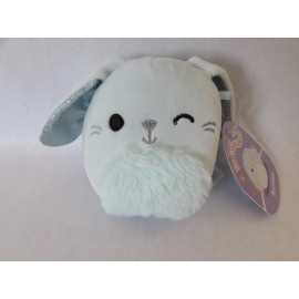 Kellytoy Squishmallow Bastian The Blue Bunny Easter Rabbit Furry 4.5" Plush
