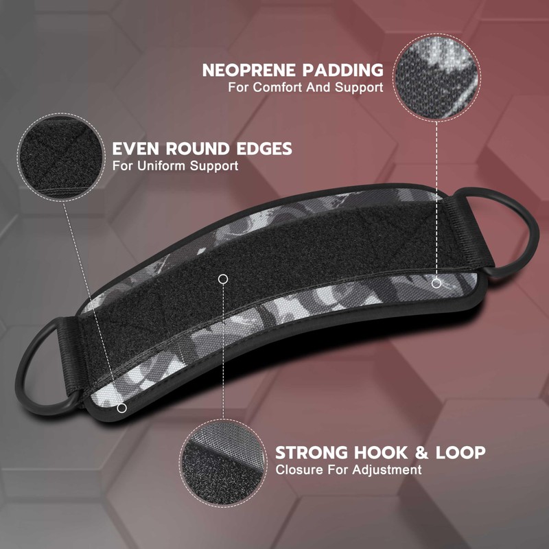 AQF Ankle Straps for Cable Machines Attachment - Neoprene Padded