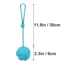 Vitalili Dog Training Ball on Rope, 2Pcs Dog Rope Toys Ball Exercise and Reward Toy for Dogs for Chew Training Pull Throw Toy tug Toy Dogs Fetch Toys
