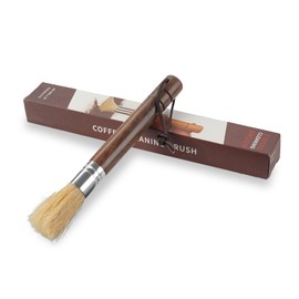 Bamynoir Coffee Grinder Brush, Espresso Machine Cleaner with Wooden Handle & Natural Bristles, Barista-Designed for Home Kitchens, Cleans Coffee Accessories.