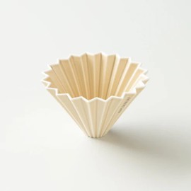 Kai Origami Dripper, Matte Beige, M (For 2 - 4 People), Made in Japan