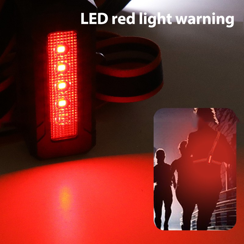 Chest Running Light USB Rechargeable Reflective LED Night Running Lamps