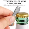 Titanium Crowbars Pry Bar EDC Pry Bar EDC Crowbar EDC