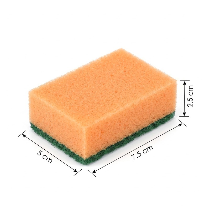 IDEA HOME Spugne da Cucina 7,5×5×2,5 cm – Spugne Abrasive