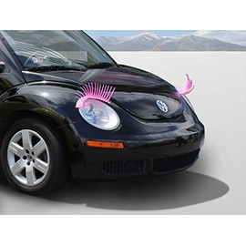 CarLashes for New Beetle (1998-Present) - Classic PINK Car Headlight Eyelashes
