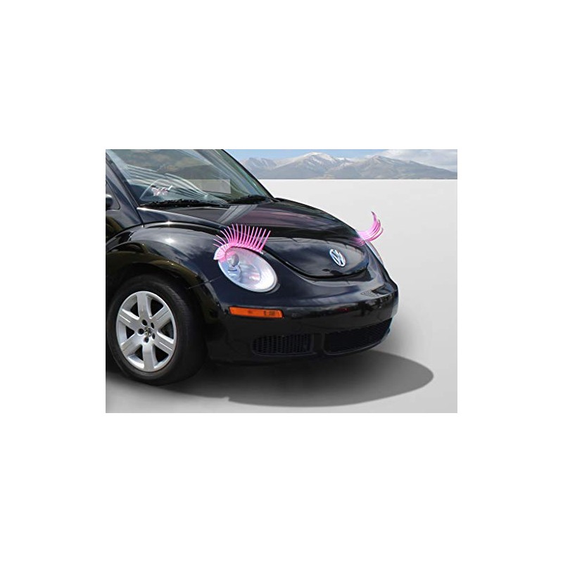CarLashes for New Beetle (1998-Present) - Classic PINK Car Headlight