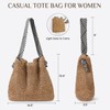 Straw Beach Bags for Women - Summer Straw Bag for
