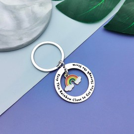 Vadaka Baby Memorial Gift Keyring Miscarriage Gift Loss of Son Daughter Keyring Loss of Baby Sympathy Keychain for Parents Remembrance Present Bereavement Present for loss of Daughter Son