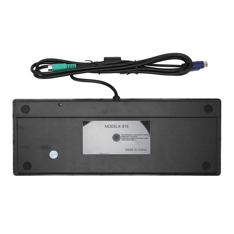 Industrial Keyboard Touchpad Wired Connection X Scissor Foot Plug and