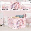 Clastyle Unicorn Kid Storage Basket Foldable Girl Laundry Hamper, 36L