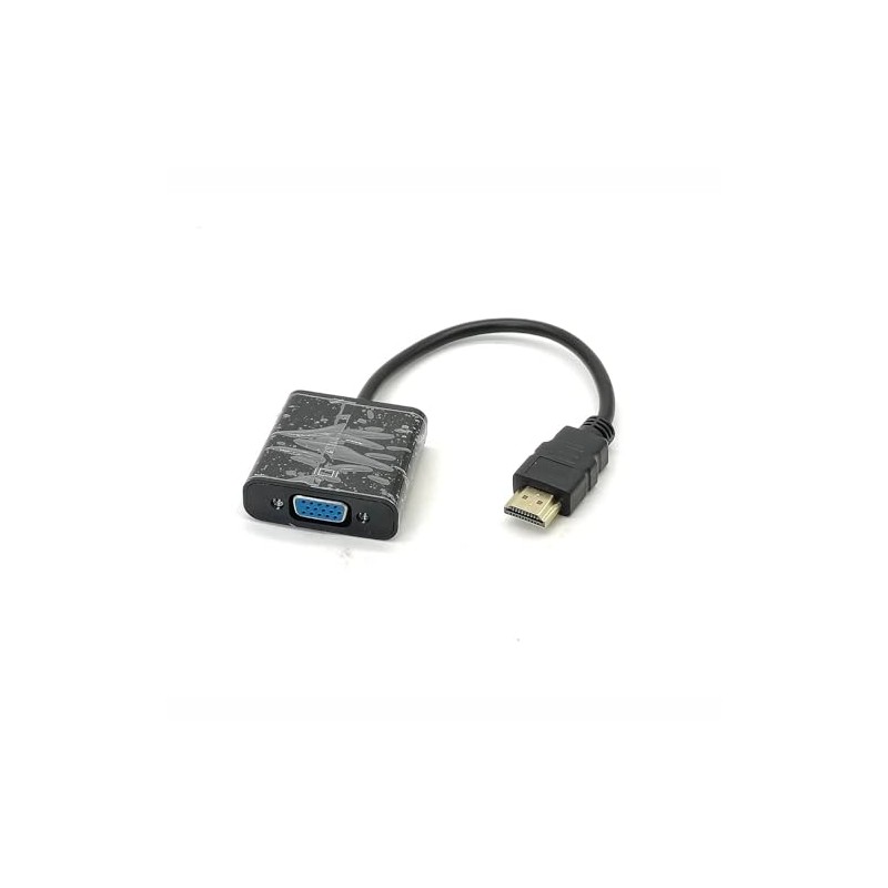 Elecbee HDMI Male to VGA D-SUB 15 pin Female Video
