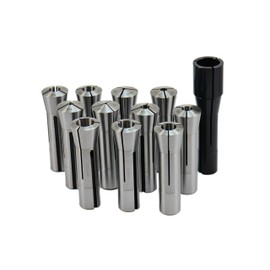 SHARS 1/8-3/4" and 1" R8 12 Pc Collet .0006" TIR Set for Bridgeport New 202-5129-202-5100 M[