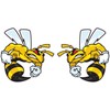 Ski-Doo Angry Bee Large Pairs Decal 6" from The United