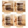 ZAAWUUT Spice Storage Box,Leakproof,Freezer Safe, Cereal Containers with Easy Lock