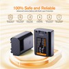 MAIRFOX NP-FZ100 Battery & Charger for Sony A7III, A7IV, A6600