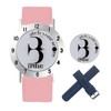 E TRUEE Golf Ball Marker with Golf Stroke Counter Bracelet,