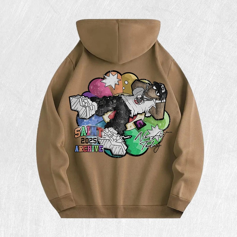 Saint 2025 Archive Graphic Hoodie 100% Cotton US Warehouse 6