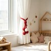 2 Packs Cute Hanging Ball Curtain Tiebacks Crochet Cotton Curtains